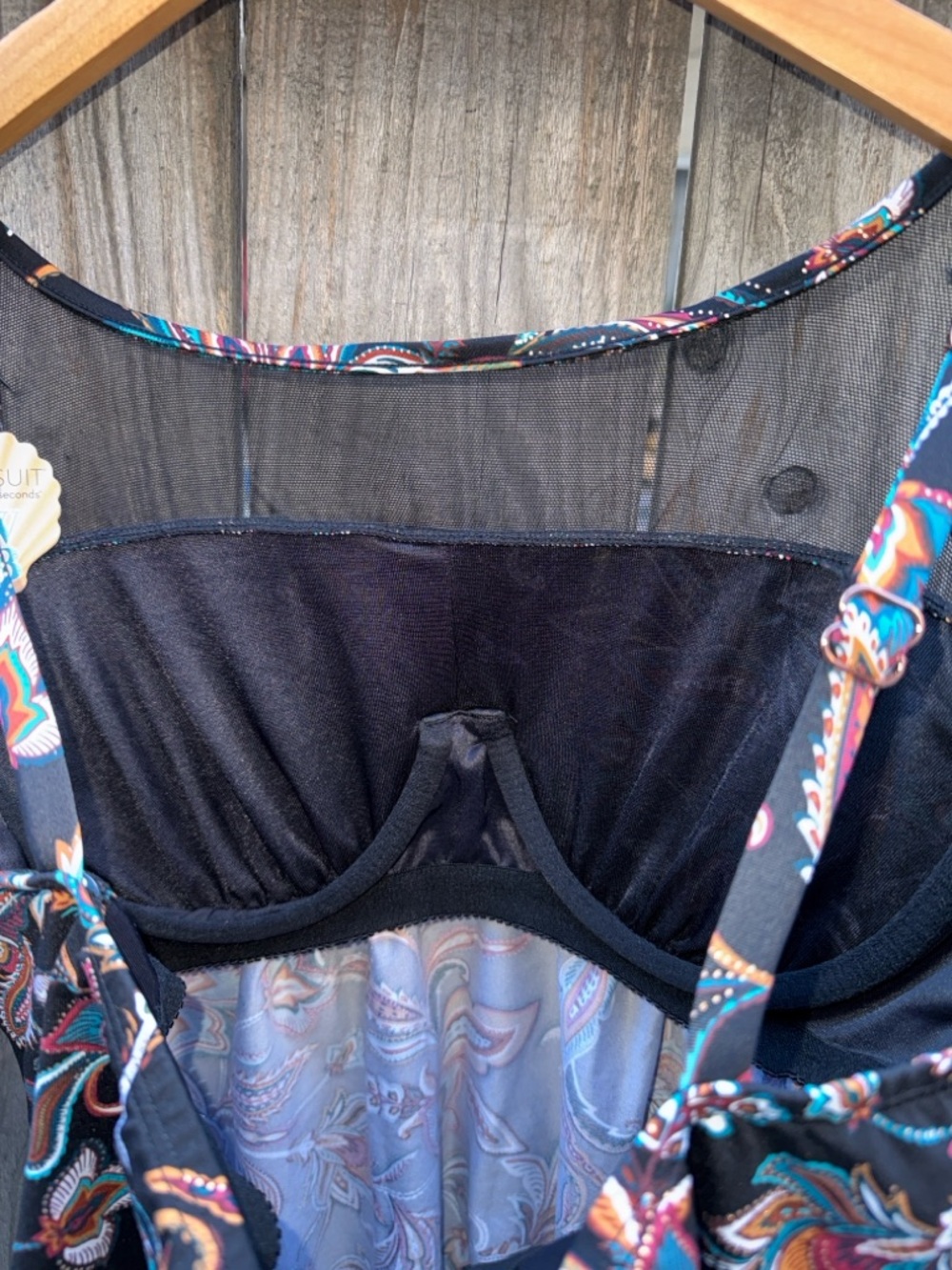 Miraclesuit Mirage Tankini Top in Scotch Floral Size 10 - Picture 7 of 11